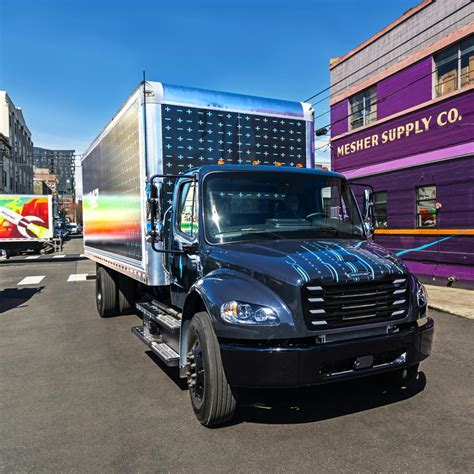 electric box truck cost|freightliner electric box truck.